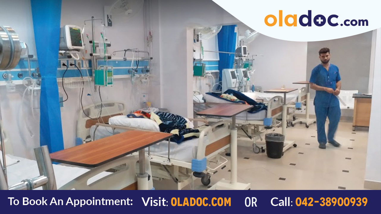 Ward at Saifee Hospital Karachi